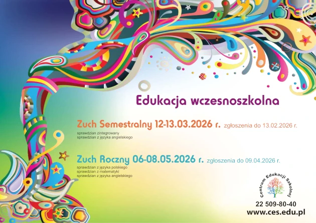 plakat CES wczesnoszkolny